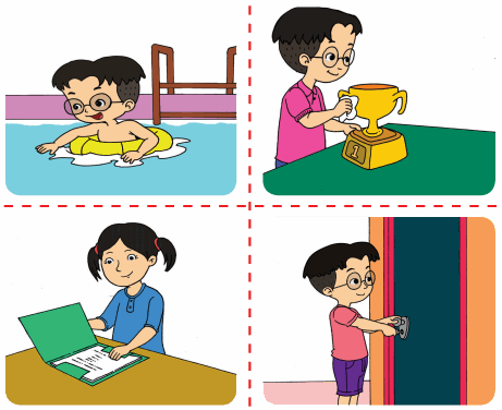 Apa saja yang dilakukan Udin dan keluarga? Buku Tematik Kelas 2 SD Tema 8