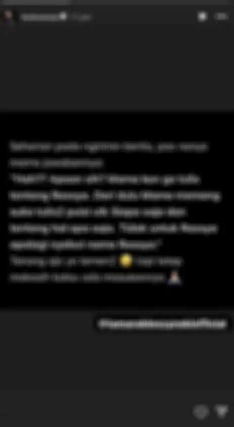 Instagram Story Teuku Rassya