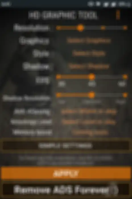 Pilih simple settings.