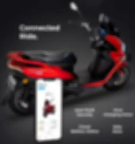 Motor listrik Polytron Fox-R bisa terhubung ke smartphone.