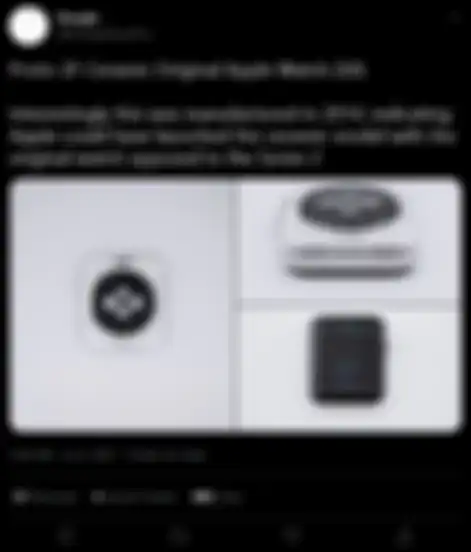 Wujud prototipe Apple Watch Series 2 yang bodi utamanya berbahan keramik