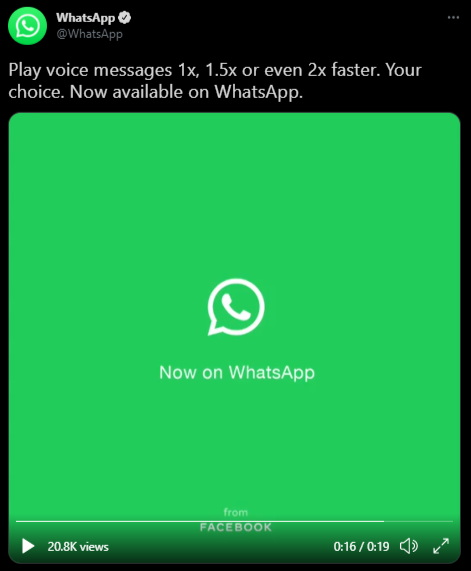 Fitur playback speed WhatsAppp