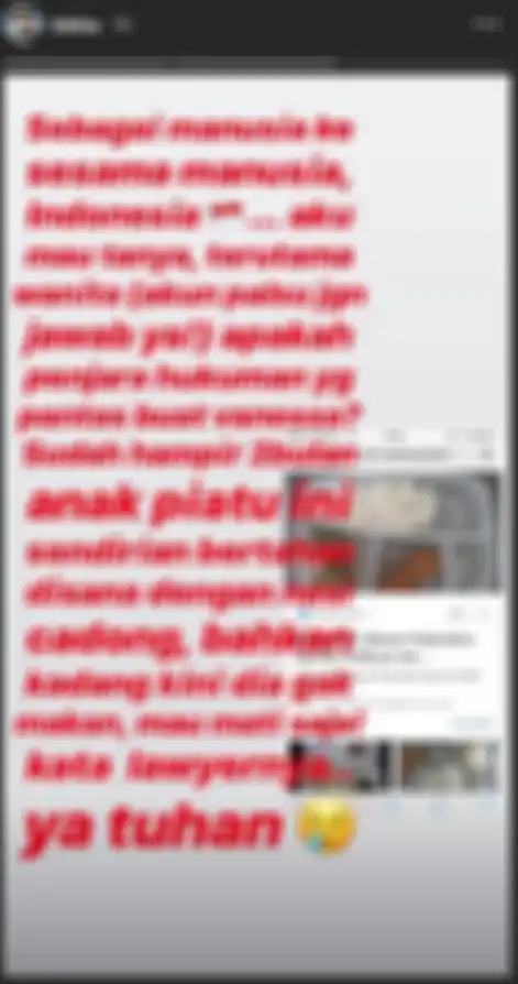 Unggahan Bibi Ardiansyah.
