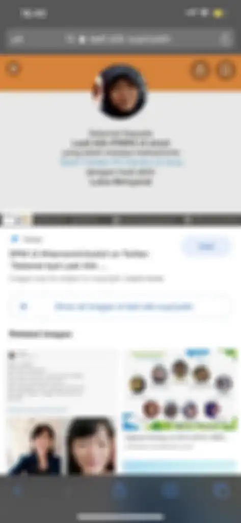 Foto Laeli semasa kuliah tersebar
