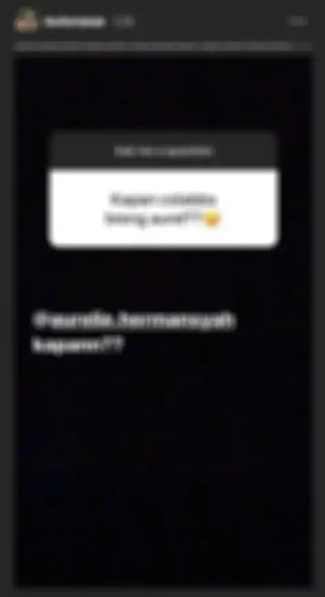 Instagram Stories Teuku Rassya