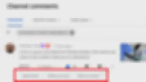 Template balasan di YouTube