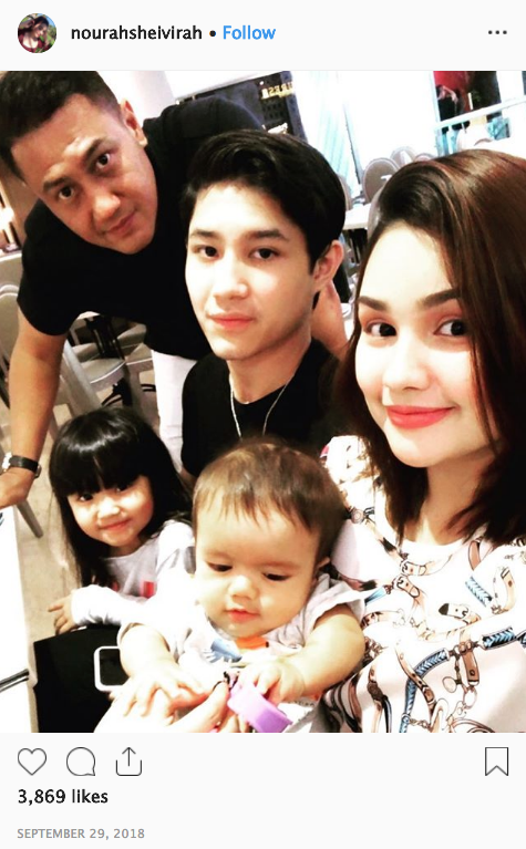 Teuku Rassya dan adik-adik sambungnya