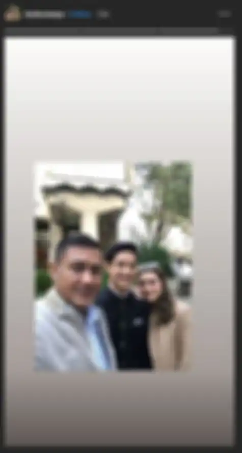 Unggahan instastory Teuku Rasya