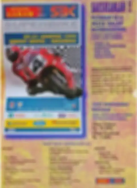 Flyer WSBK Indonesia 1994