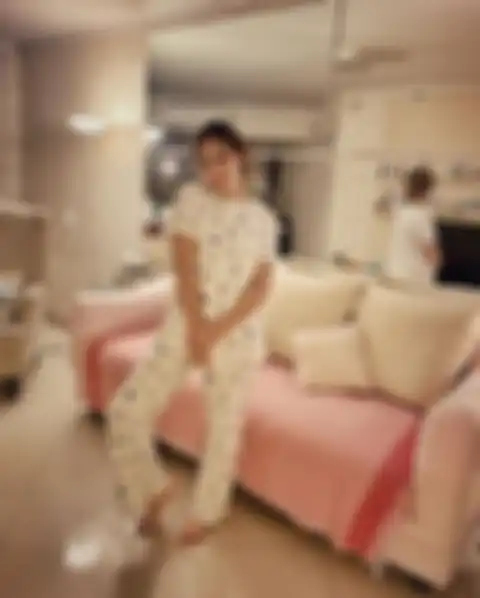 Ruang tengah rumah Joanna Alexandra