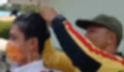 Remaja ini datang mendaftar tentara dengan rambut gondrong. Begini jadinya saat bertemu anggota TNI.