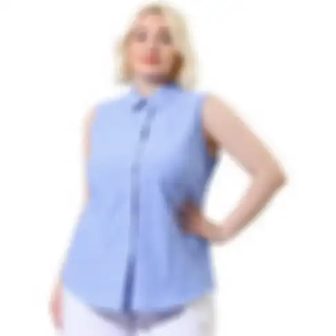 Kemeja tanpa lengan, model baju tanpa lengan untuk menutupi lengan besar