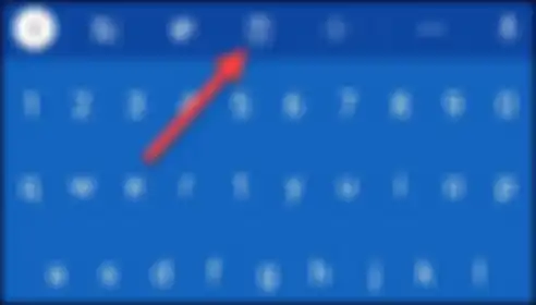 Tampilan ikon klipboard di Gboard