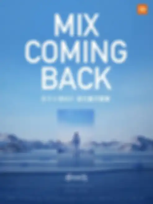 Poster peluncuran Xiaomi Mi MIX generasi terbaru yang akan dilaksanakan pada tanggal 29 Maret 2021.