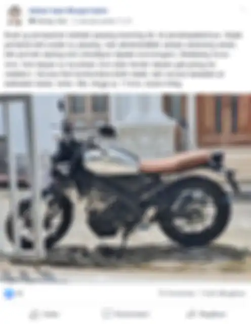Postingan Facebook yang dibagikan Abdul Aziz Muqarrobin ke grup YAMAHA XSR155 INDONESIA