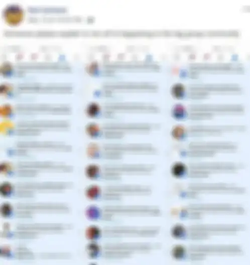 Terjemahan: Seseorang tolong beritahu aku apa yang sedang terjadi di grup-grup ini (banyak grup mulai mengubah status mereka)