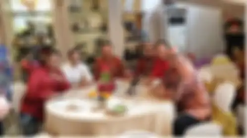 Ahok saat rayakan Imlek bersama Hotman Paris dan Nadiem Makarim