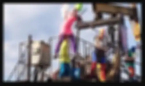 Pussy Riot clambered up scaffolding