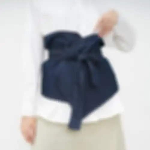 Obi belt denim