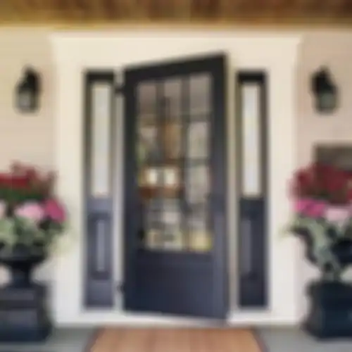 Hasil otak-atik feng shui terhadap desain pintu rumah. Ujungnya, bisa membawa rezeki buat penghuninya. 