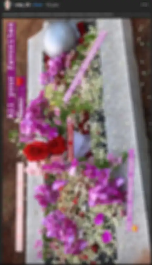 Aliya Rajasa Bawakan Bunga Kesukaan Mertuanya