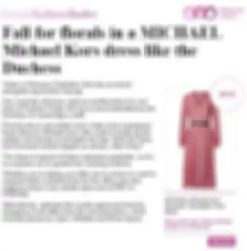 Dress Michael Kors yang dipakai Kate Middleton