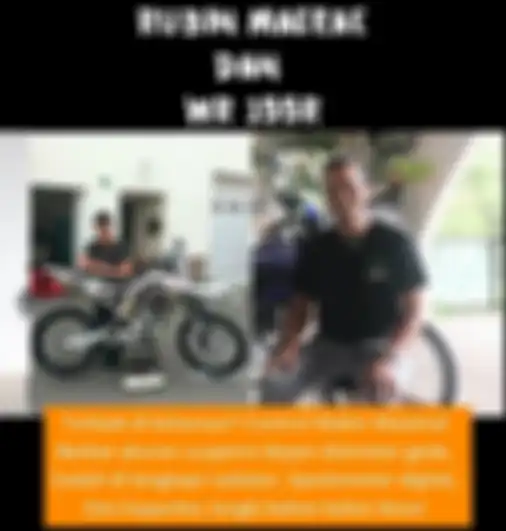 Rubin Macrae berikan komentar untuk Yamaha WR 155 R.
