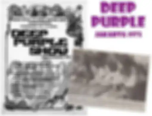 Poster Konser Deep Purple di Jakarta, 1975