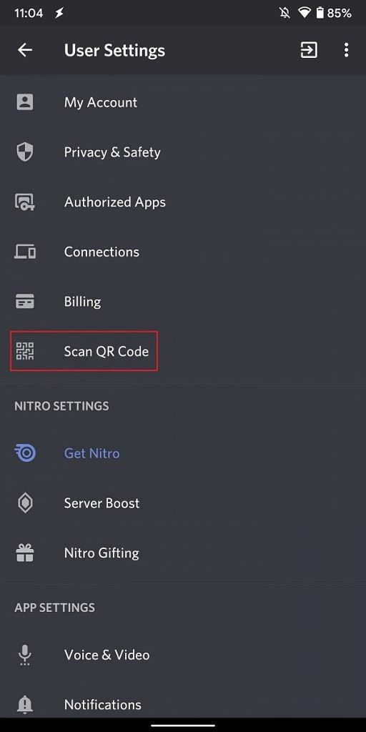 fitur scan untuk masuk akun Discord lebih mudah
