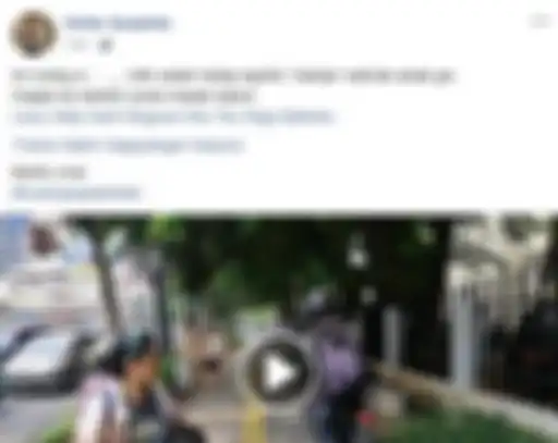 Unggahan Hinto Susanto di Facebook