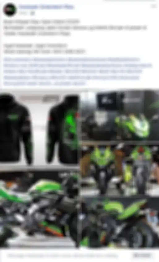 Kawasaki Greentech Pekanbaru terima inden Kawasaki ZX-25R