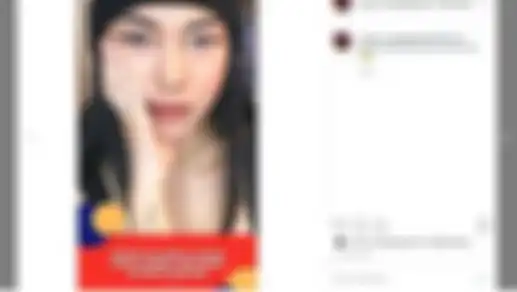 Unggahan Sarita Abdul Mukti.