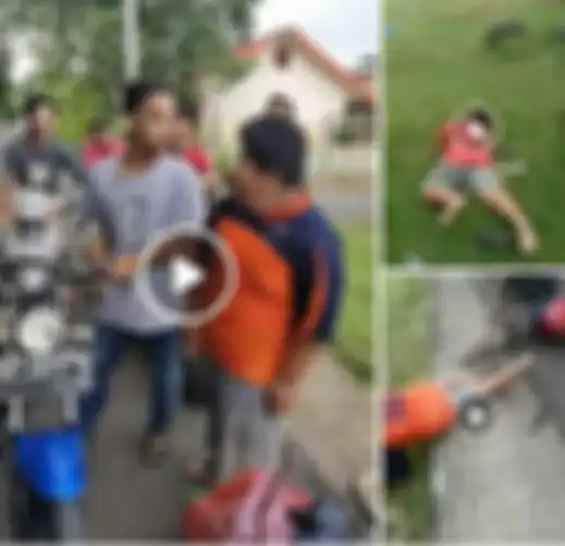 Video pendek perundungan yang dialami Rizal oleh para sekelompok pemuda
