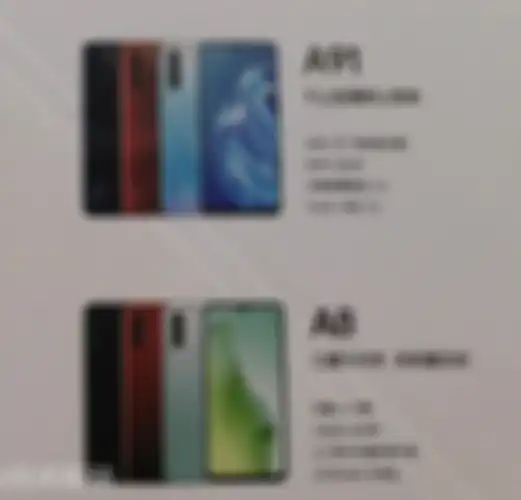 poster yang tersebar soal Oppo A91 dan Oppo A8.