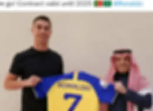 Cristiano Ronaldo resmi bergabung dengan klub Arab Saudi, Al Nassr.
