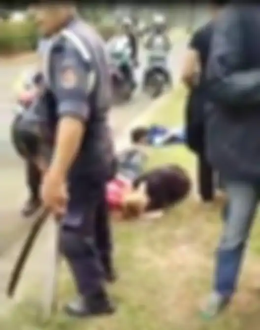 Senjata tajam yang dirampas dari para begal