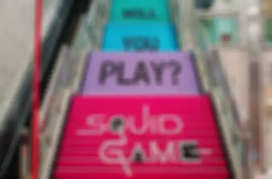 Squid Game di Stasiun Itaewon