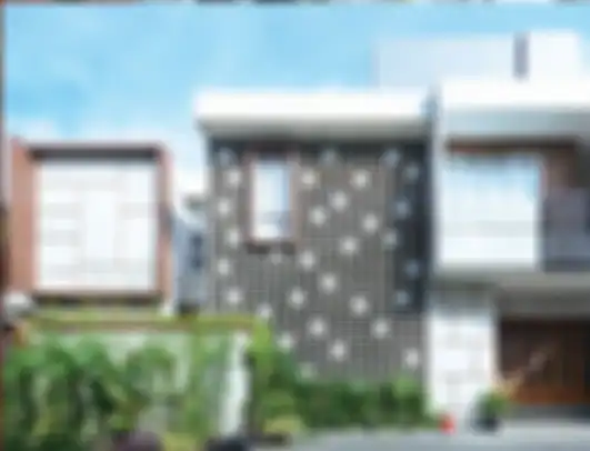 Ilustrasi hunian urban tropis.