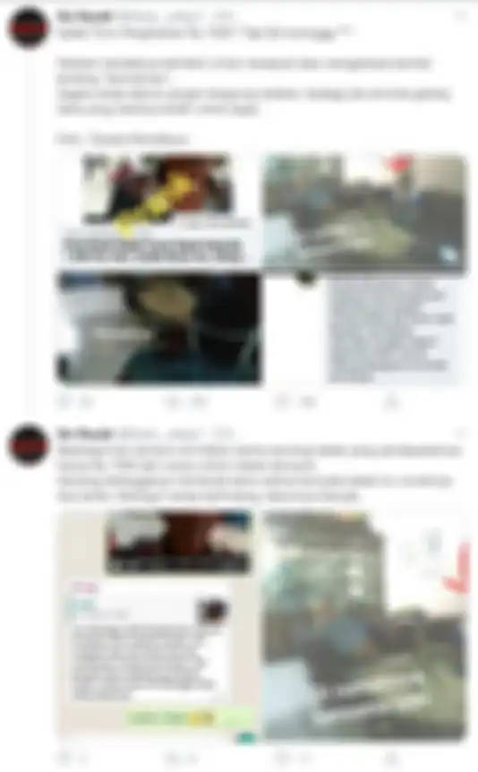 Akun yang membongkar kehidupan Abah Tono.