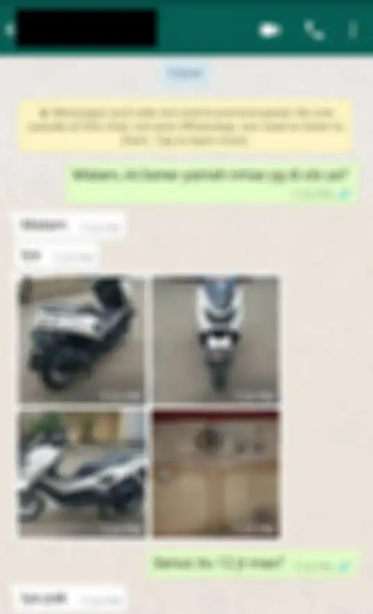 Chat WhatsApp dengan penjual Yamaha NMAX 2017