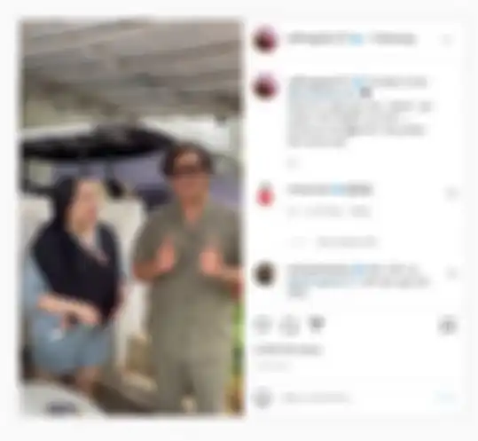 Andre Taulany datang beri kado mobil klasik untuk Nagita Slavina.