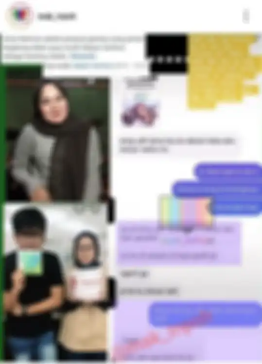 Postingan DM dari mantan anggota band Sabyan.