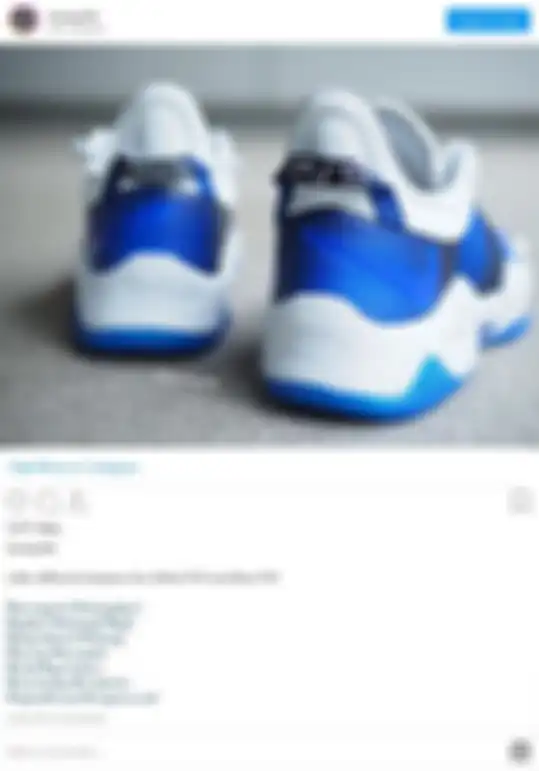 Tangkapan layar postingan foto sepatu Nike yang berkolaborasi dengan PlayStation 5 (PS5).