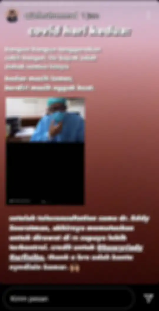 Gejala Covid-19 yang dirasakan Arief Muhammad di hari kedua