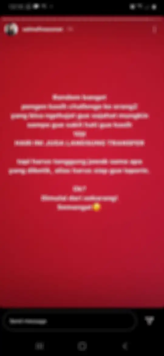 Salmafina Sunan meminta netizen untuk menghujatnya hingga sakit hati. 