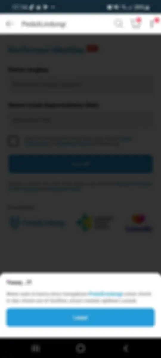 Scan PeduliLindungi di Lazada
