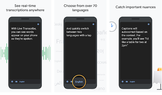 Google Live Transcribe