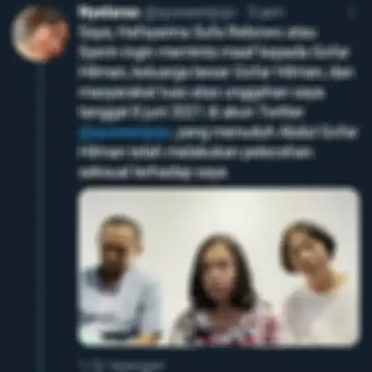 Foto tampang pemilik akun quweenjojo muncul ke publik. Sosoknya jadi sorotan usai minta maaf ke Gofar Hilman. Orangtuanya ikut terekspos.