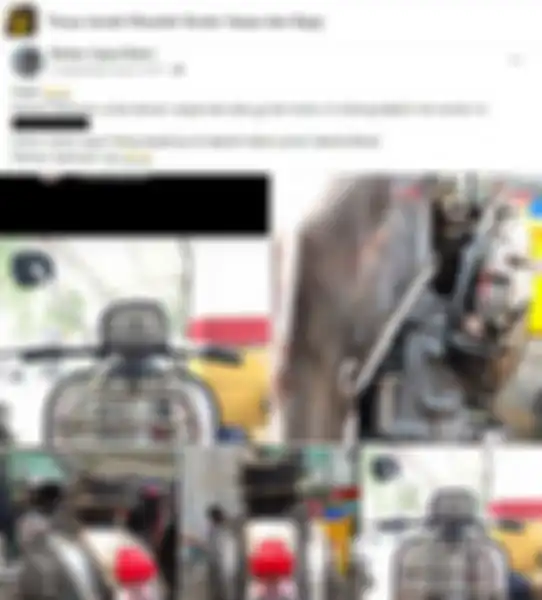 Korban membagikan info kehilangan Vespa ke sebuah grup Facebook.