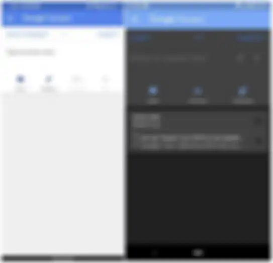 Tampilan dark mode pada Google Translate versi Android